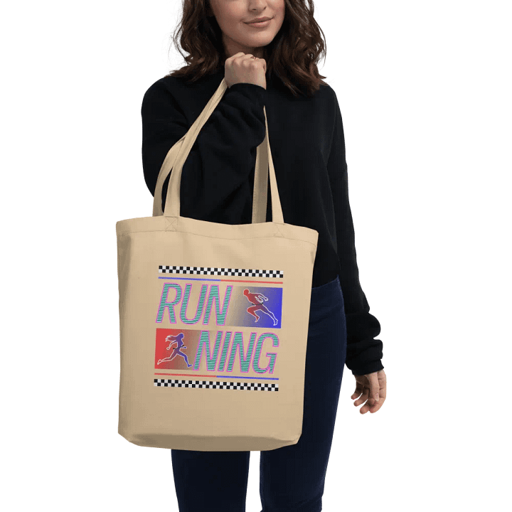 Running Stripes with Style Eco Tote Bag product image (2)