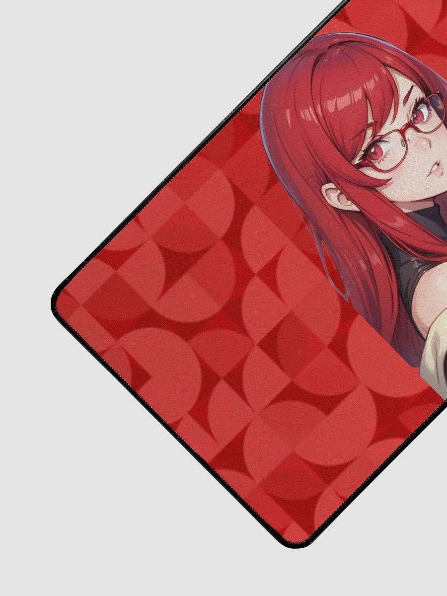 (Red WAIFU) K Desk Mat 15.5" x 31.5" product image (3)