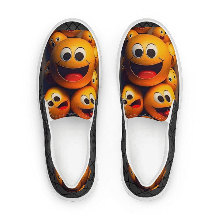 Emoji Expressions Slip-On Canvas Shoes product image (2)
