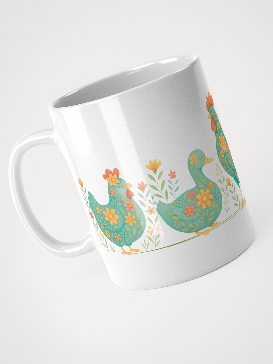 Mug Blanc - Ferme Fleurie Rétro Série 1 - Cadeau Original product image (3)
