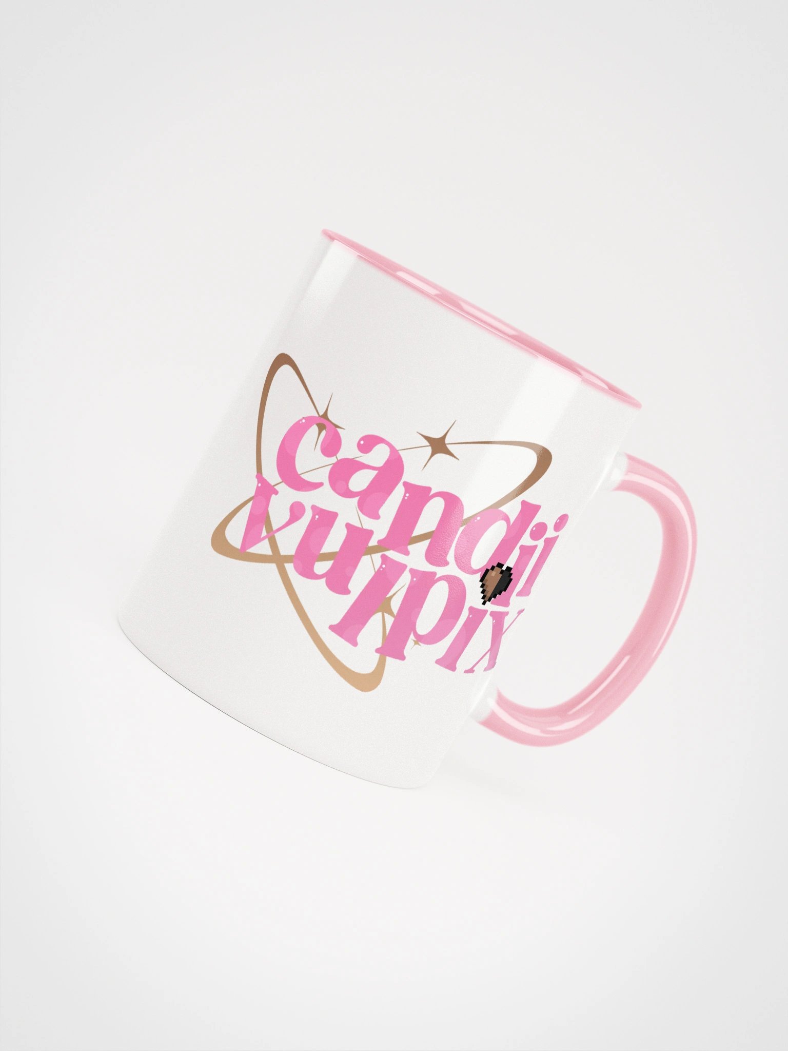 CandiiVulpix Logo Mug (Pink) product image (4)