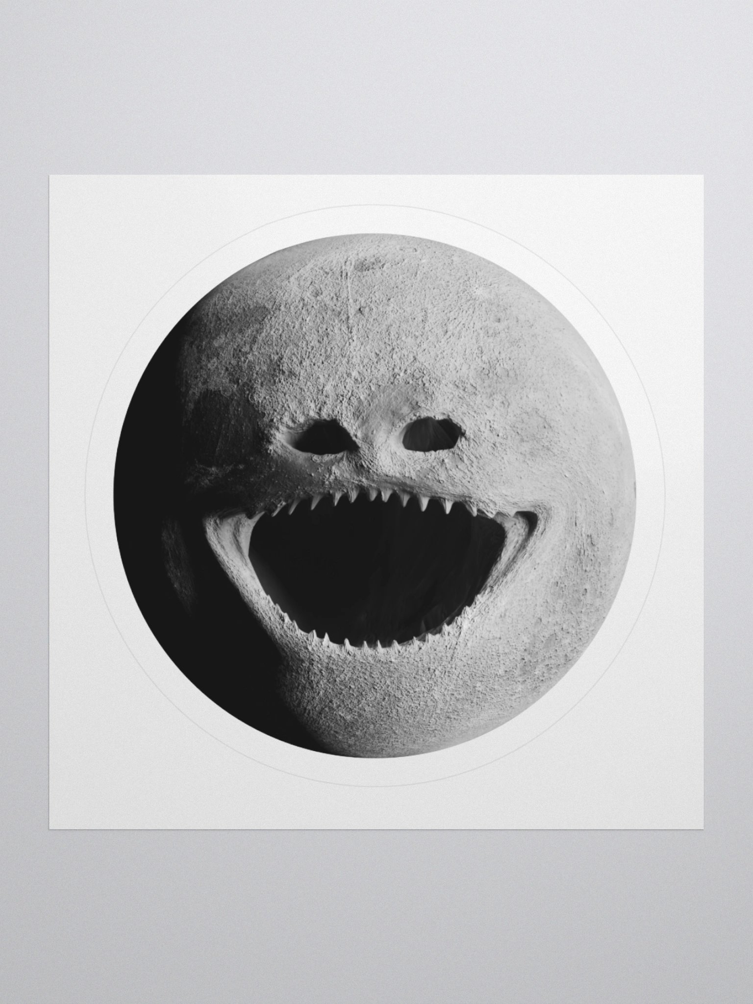 The Moon Woke Up Sticker product image (2)