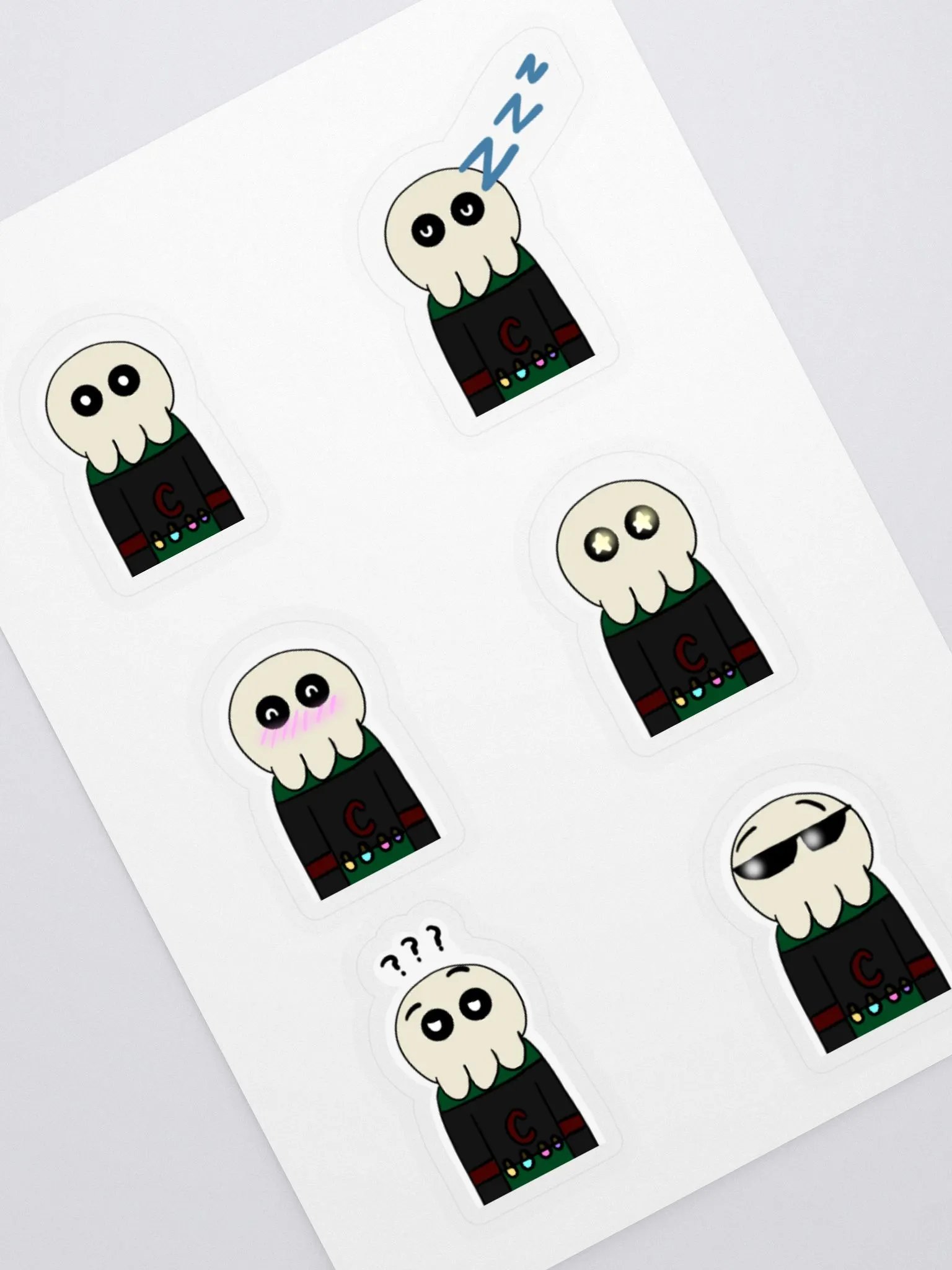 Captain Skull Sticker 1 product image (2)