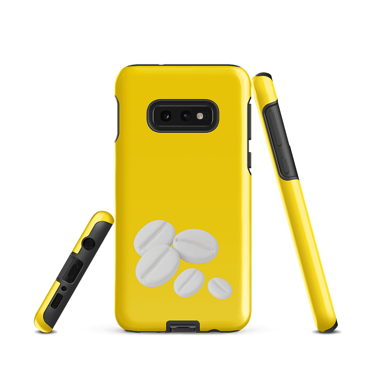 Yellow They Are Coffee Beans I Swear! White Coffee Beans Samsung® Tough Case product image (3)