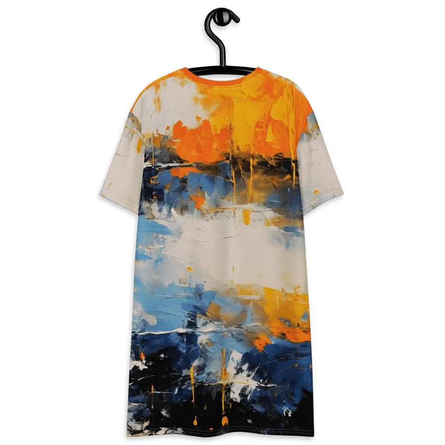 Watercolor Splash T Shirt Dress product image (9)