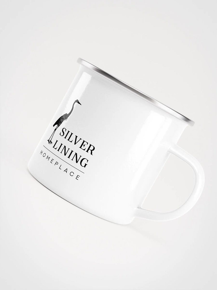 Heron Logo Enamel Mug product image (4)
