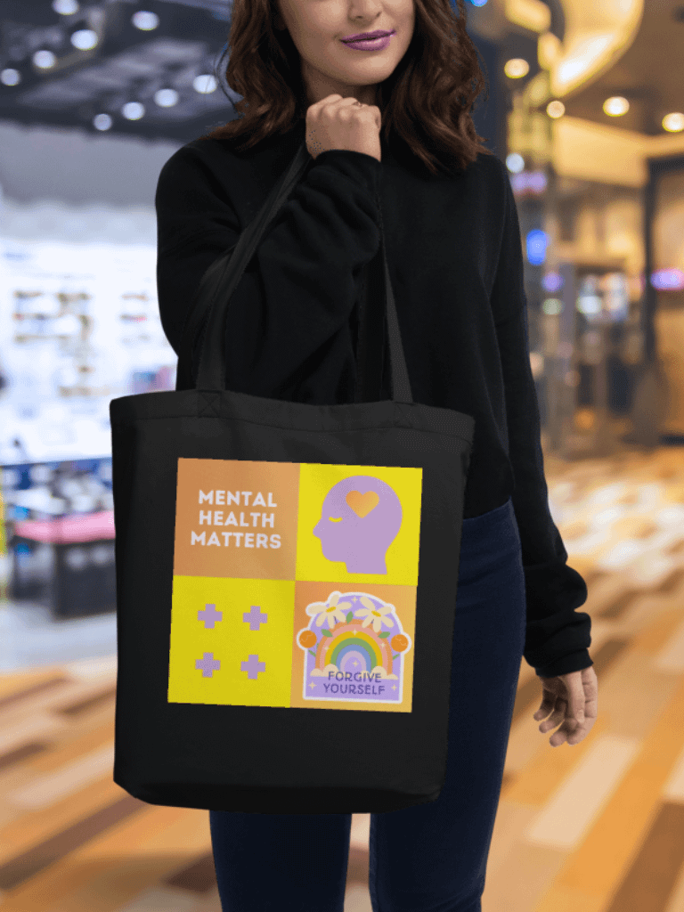 Mental Health Matters Eco Cotton Tote product image (2)