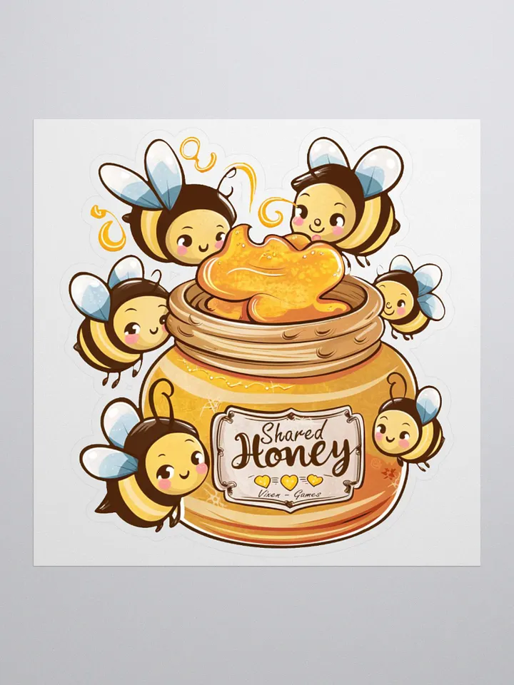 Shared Honey Vinyl Sticker product image (1)