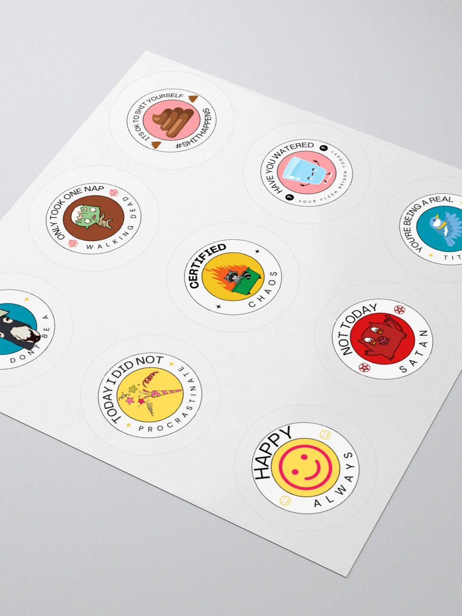 Chaotic Kiss Cut Sticker Set vol.1 product image (8)