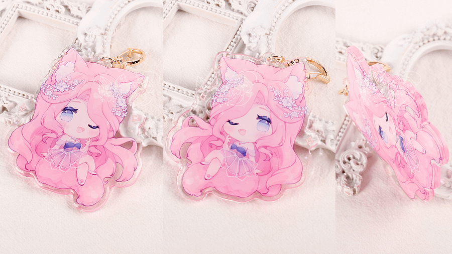 Tsuke-chibi Eclairsu Keychain 3in product image (2)