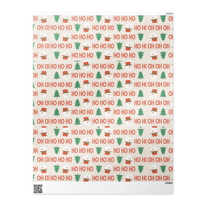Ho Ho Ho Wrapping Paper product image (1)