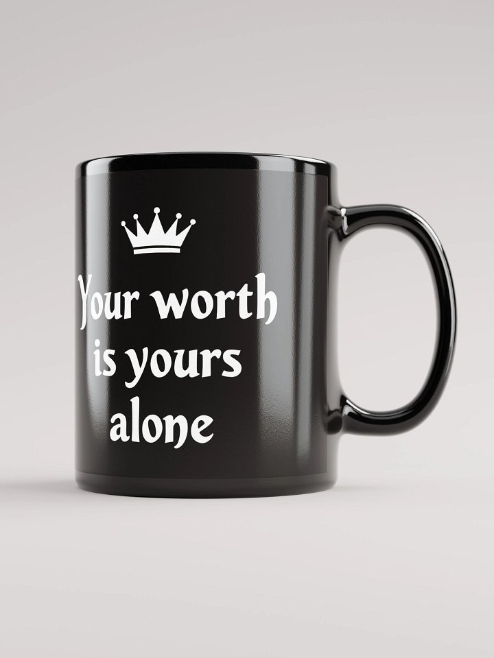 Unlock Your Power with Beyoncé’s Wisdom: Your Worth Is Yours Alone – Inspirational Mug Every True BeyHive Member Needs! product image (2)