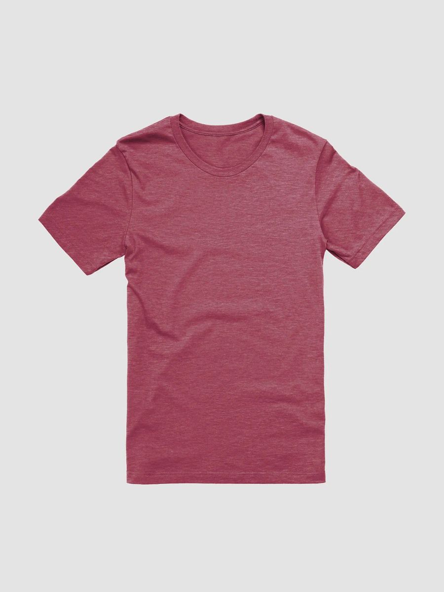 Plain Color Heather Raspberry T-Shirt product image (5)