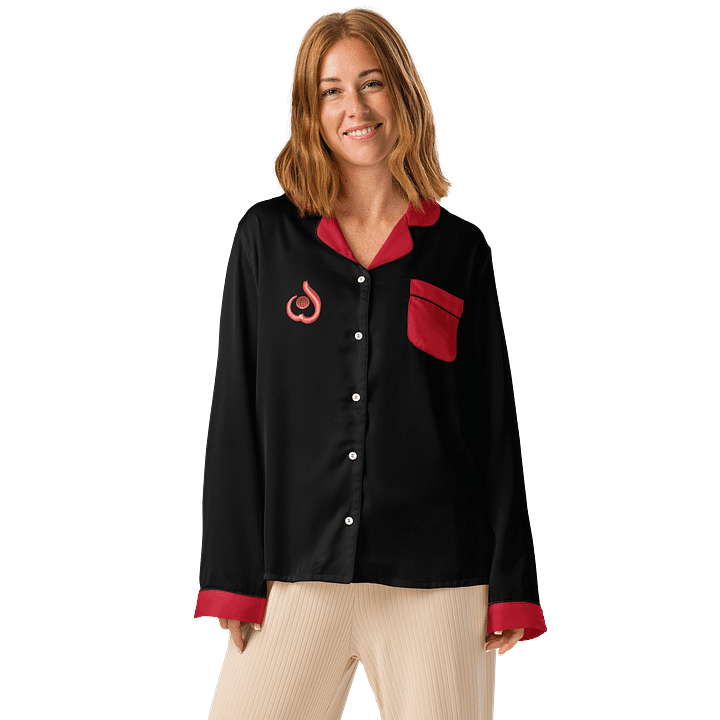 WILLOWISP Intern Solid Long Sleeve Pajama Top product image (1)