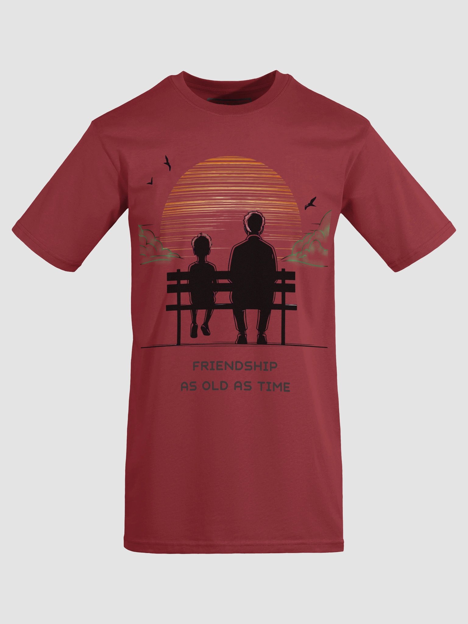 Golden Friendship Silhouette Tee - Heavyweight Tee product image (7)