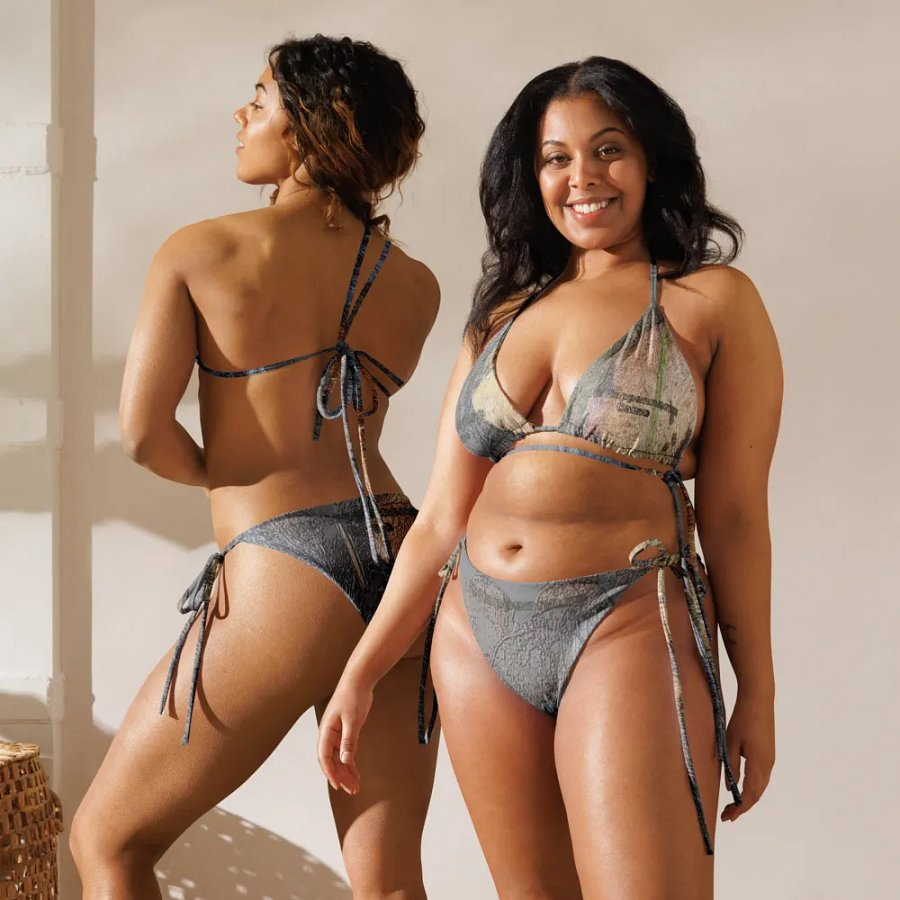 Recycled String Bikini - MossyOak - It Happennnns Camo product image (11)
