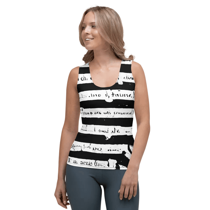 Bloom and Words Women's Tank Top product image (1)