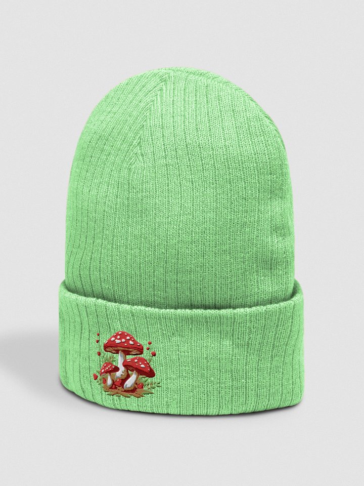 Enchanted Forest Ribbed Knit Beanie product image (10)