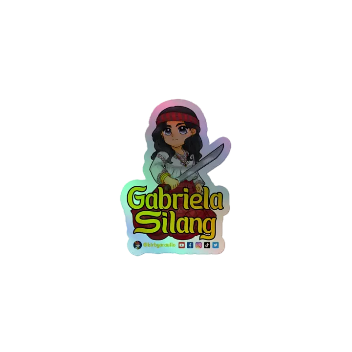 Gabriela Silang Hologram Sticker product image (1)