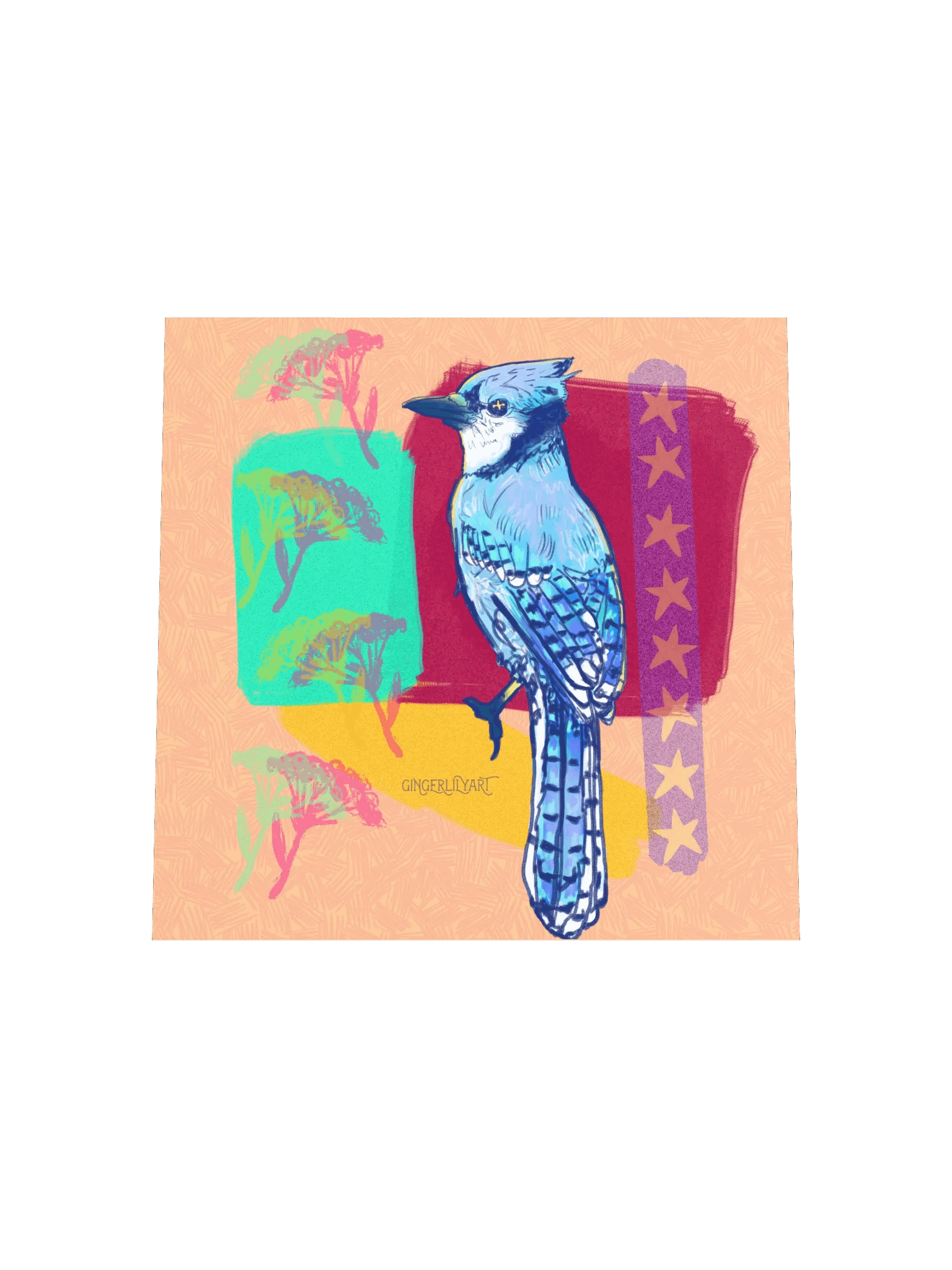 blue jay print product image (15)
