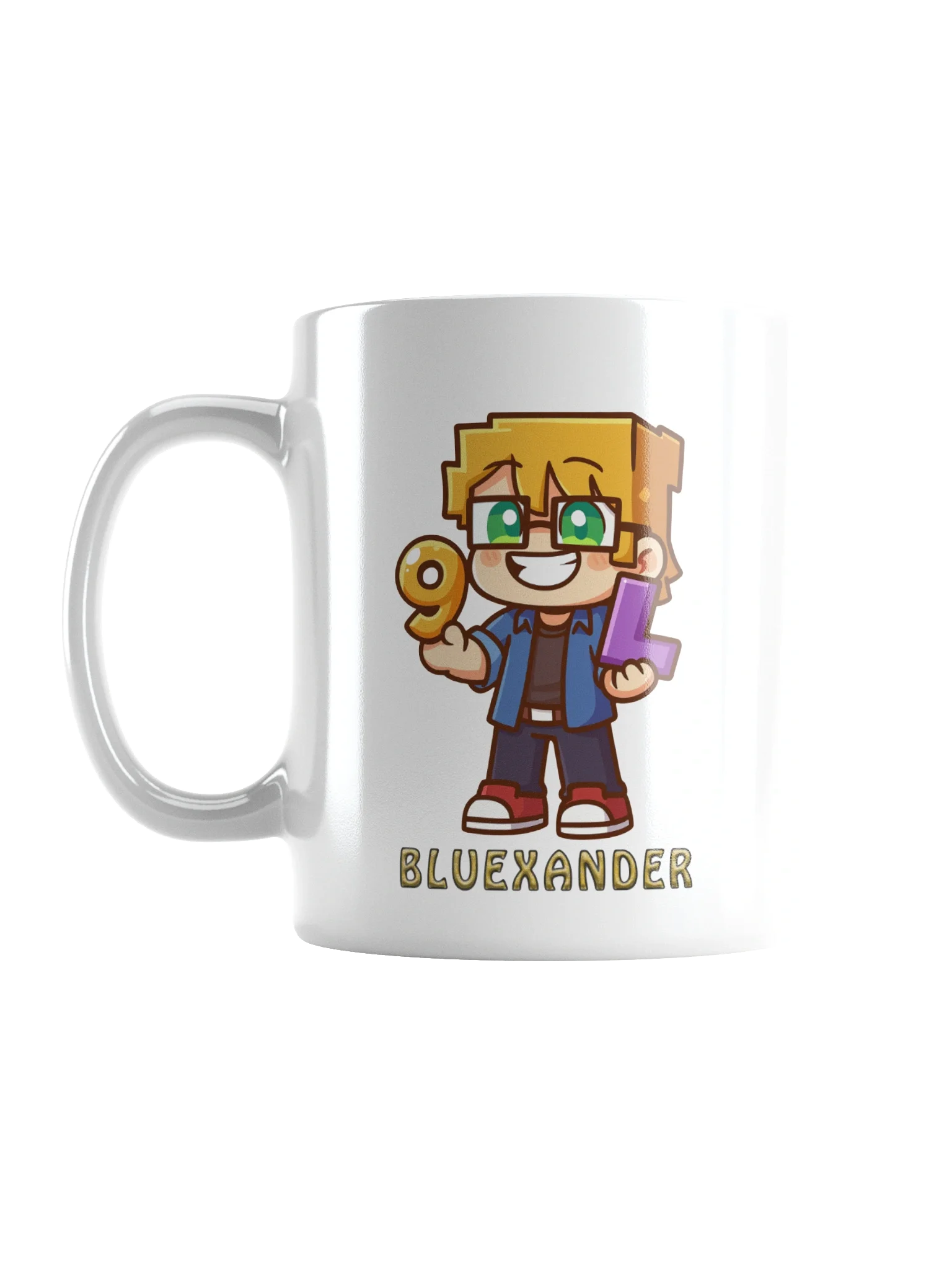 9LS4 BlueXander_Live White Glossy Mug product image (1)