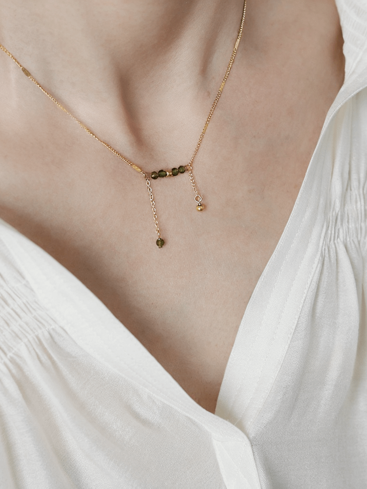 Wind Tassel Necklace | 18K Gold Plated. product image (4)