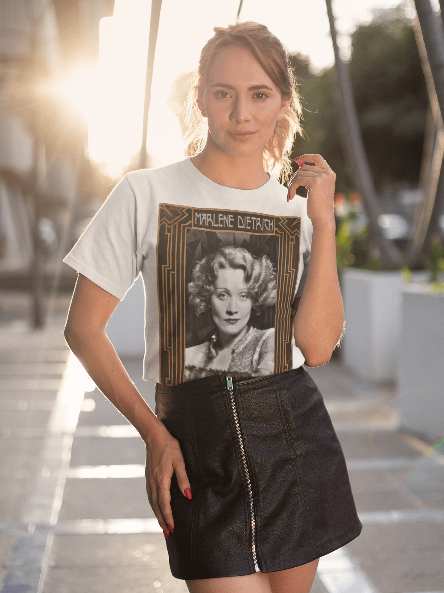 Marlene Dietrich Exclusive Hollywood Mysteries T-Shirt product image (2)