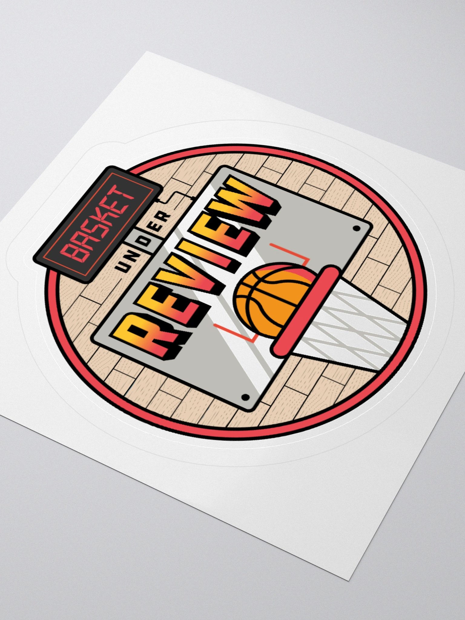 Basket Under Review Sticker product image (3)