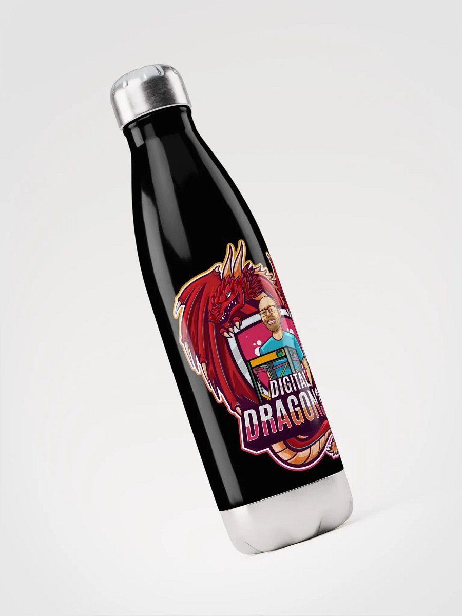 Digital Dragon 3D Water Bottle (Dark Mode) product image (3)