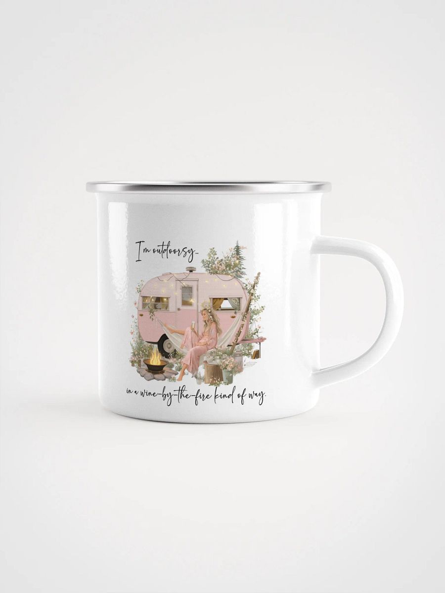 Whimsical Wanderlust Enamel Mug product image (1)