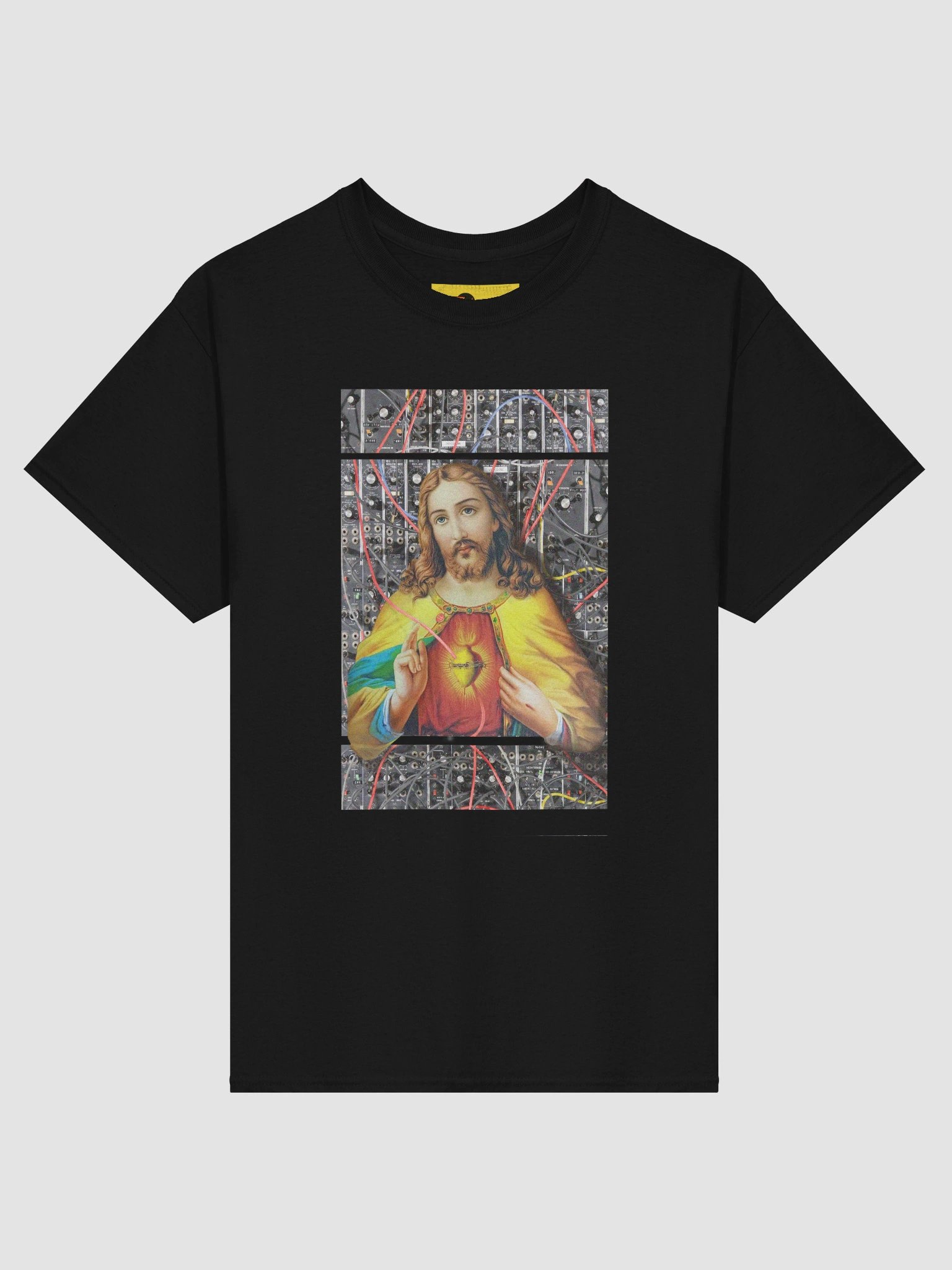 Jesus Christ Sacred Moog by Frank Fonik, Techno EDM Unisex t-shirt product image (3)