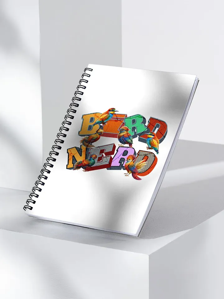Bird Nerd Avian Alphabet Spiral Notebook product image (2)