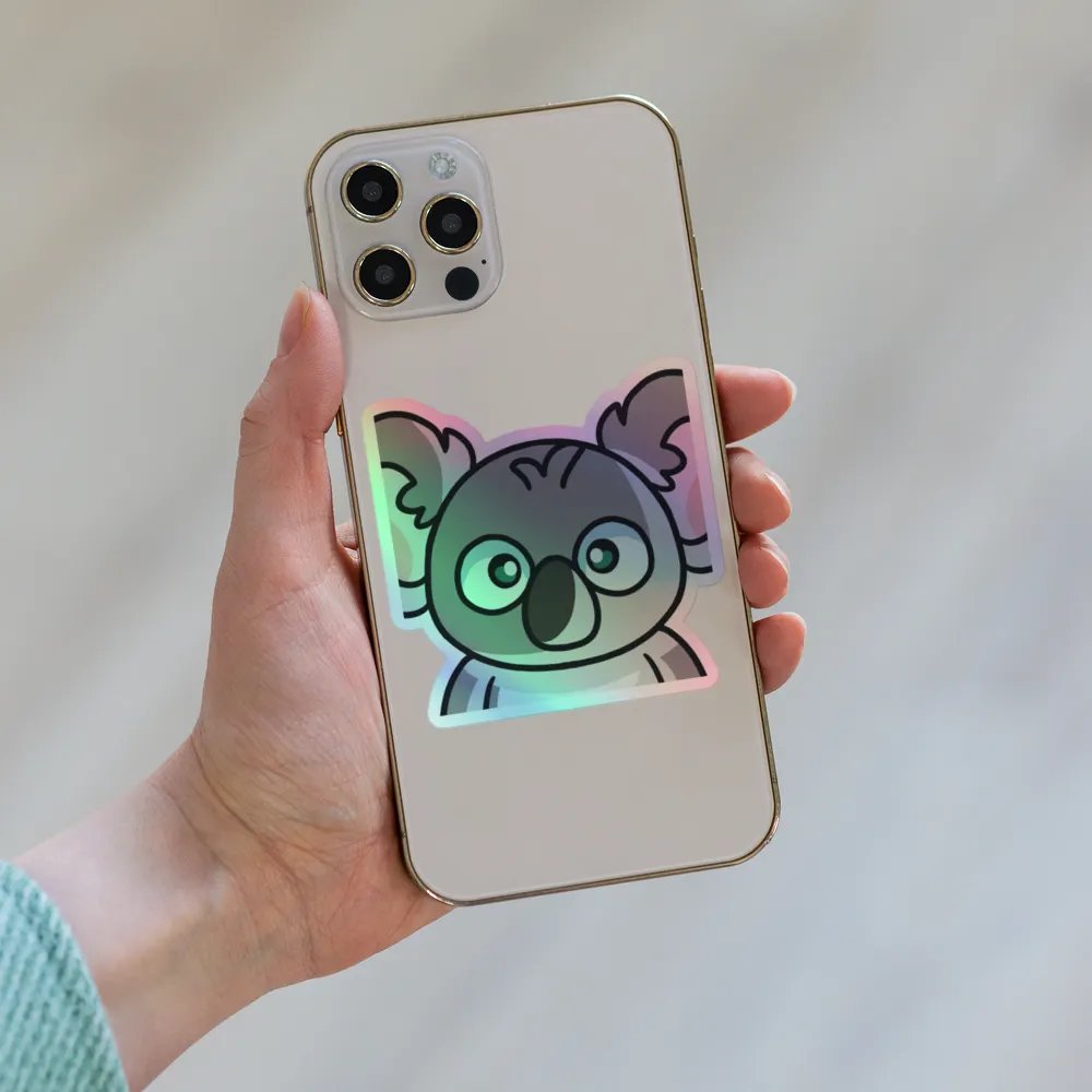 Koala Stare holo sticker product image (6)