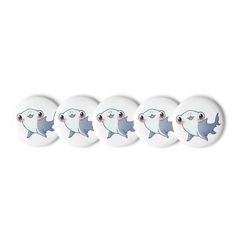 New Sharki logo pins product image (1)