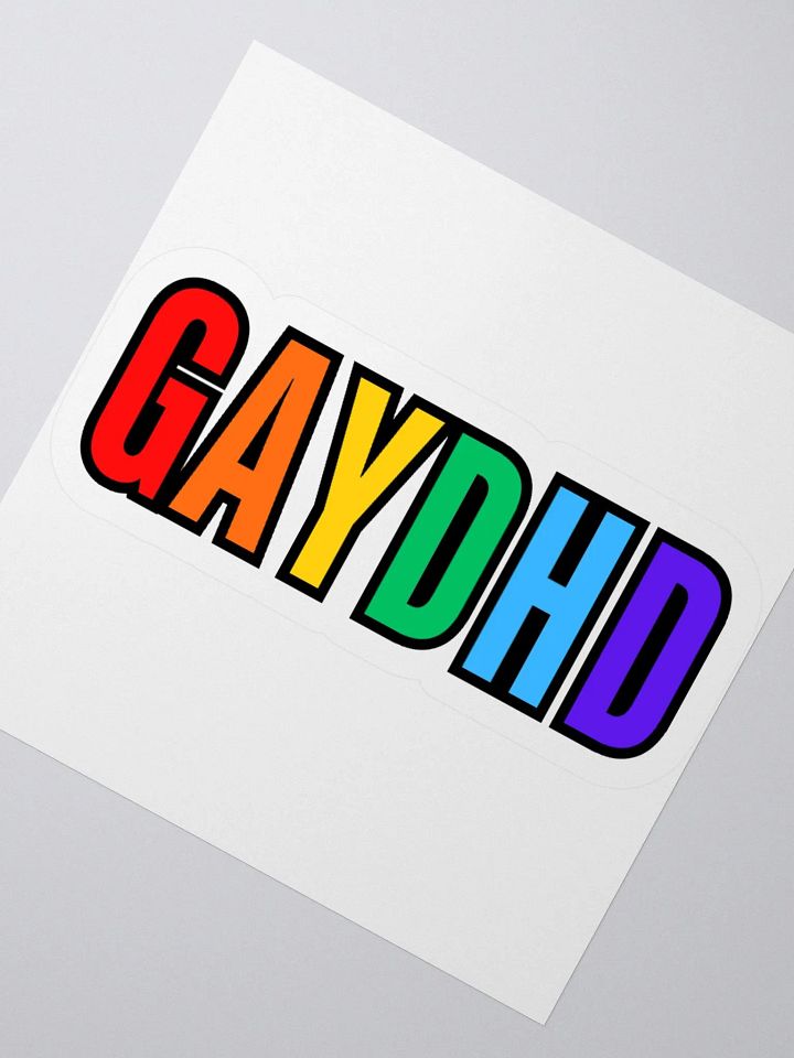 gayDHD Sticker product image (2)