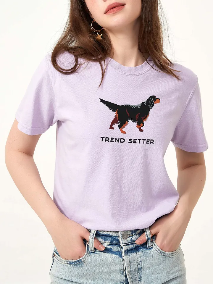 Trend Setter T-Shirt(Embroidered) of a Gordon Setter product image (2)