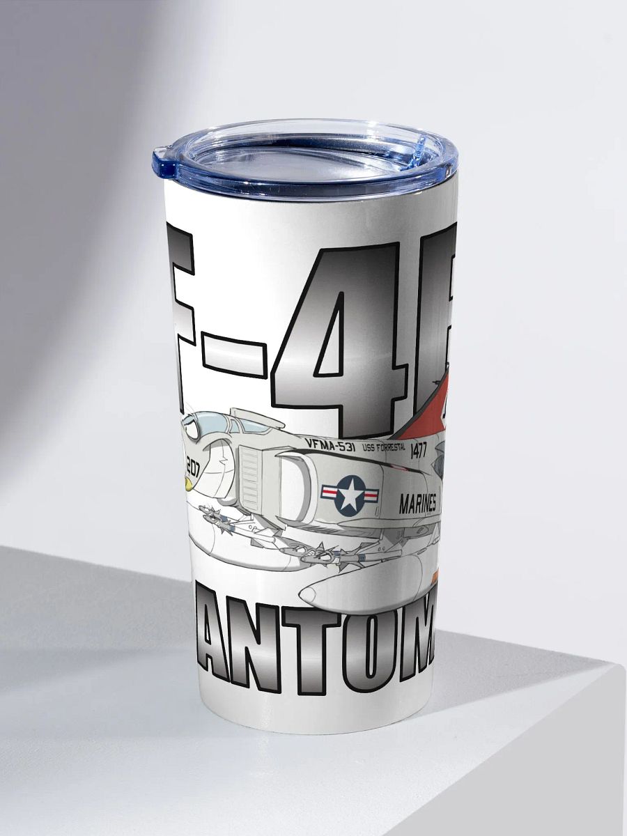 F-4 Phantom Illustrated 20oz Stainless Steel Tumbler product image (2)