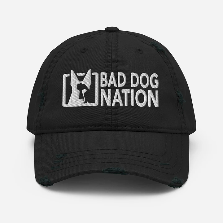 Bad Dog Nation - Embroidered Distressed Dad Hat product image (1)