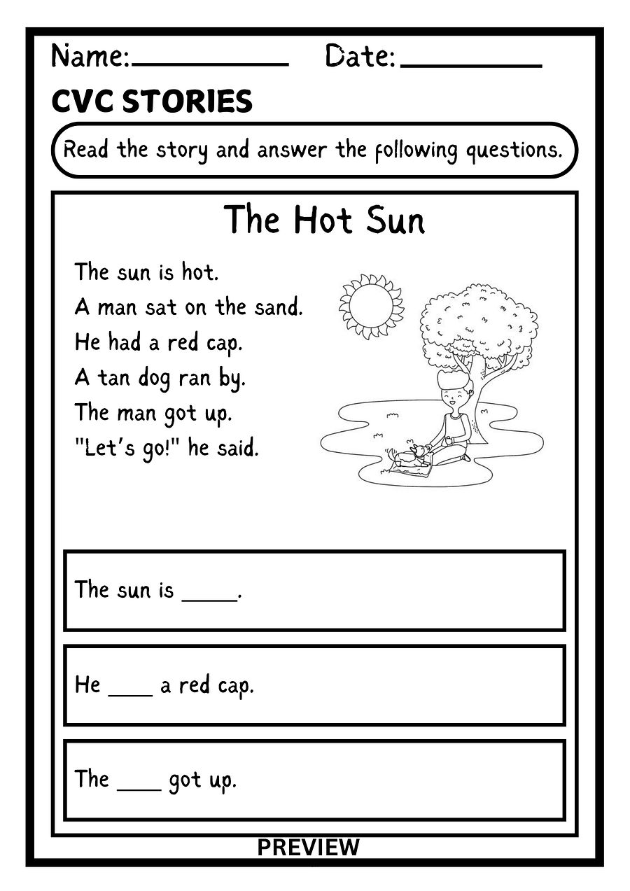 CVC Stories for Early Readers – Phonics Practice Bundle PDF product image (3)