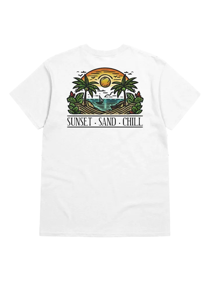Sunset. Sand. Chill Gildan T-Shirt product image (2)