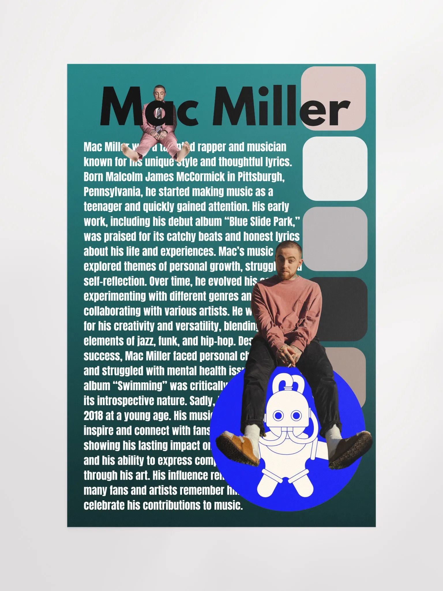 (20x30in) Mac Miller: Premium Unframed Poster product image (1)