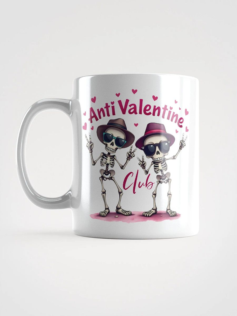 Skeleton Anti Valentine Club Mug product image (6)