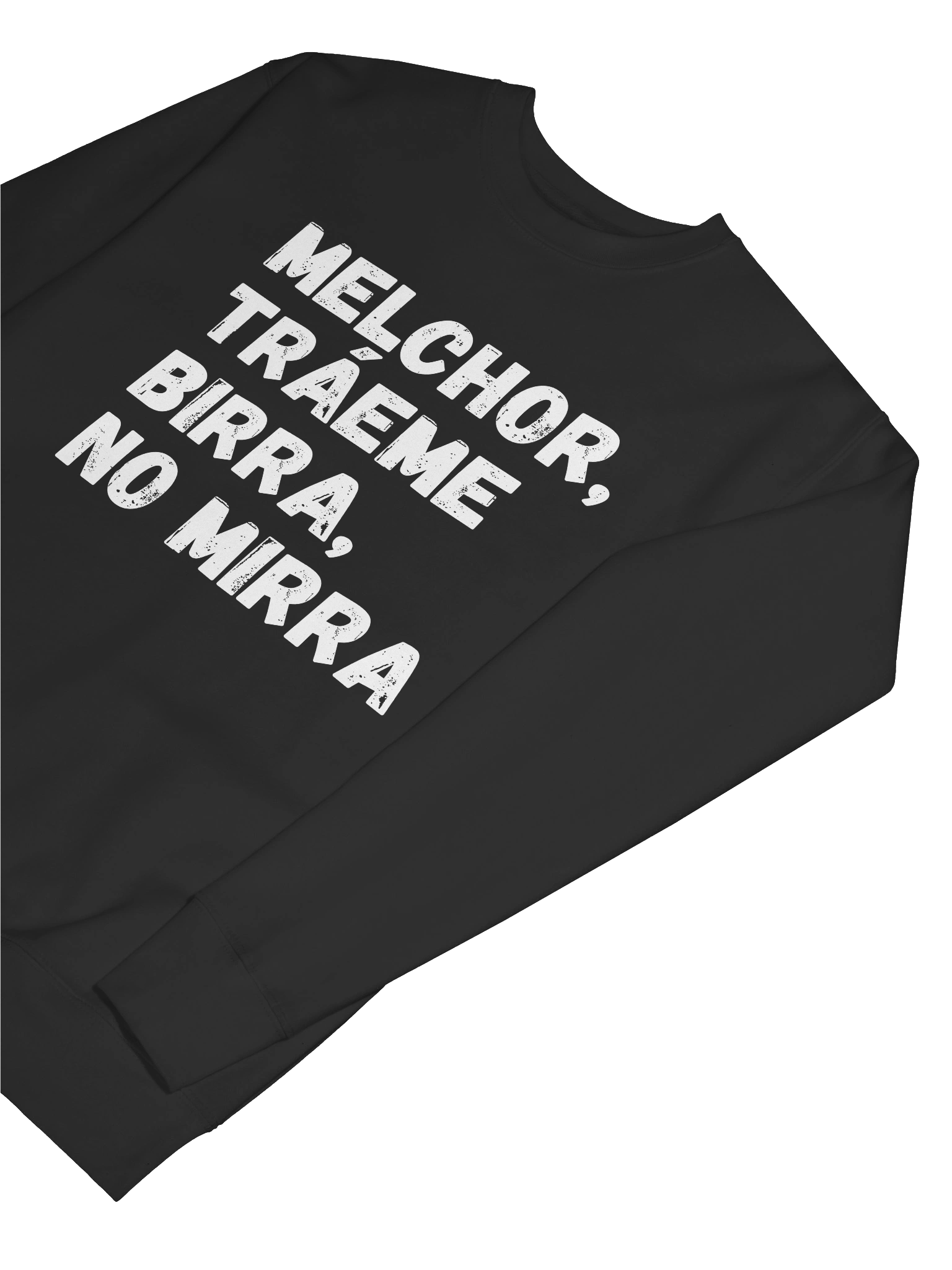 Melchor, Tráeme Birra, No Mirra Premium Crewneck Sweatshirt product image (5)