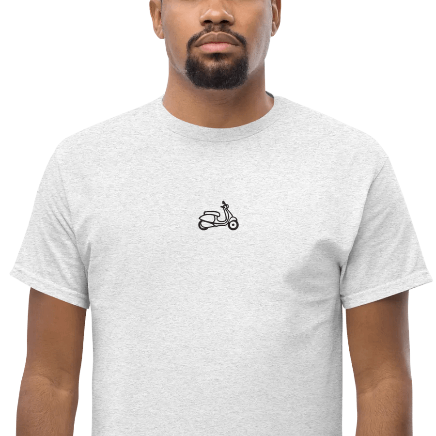 Line draw scooter Tee product image (6)