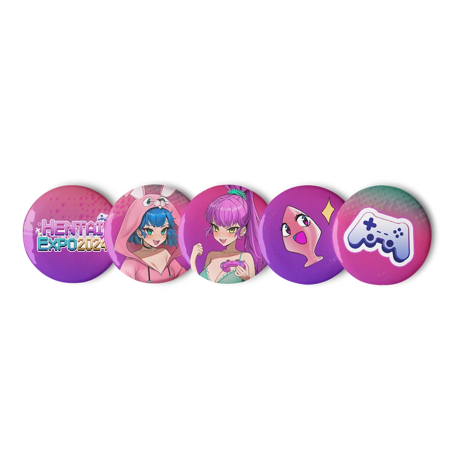 Hentai-Expo 2024 Badge Collection product image (1)