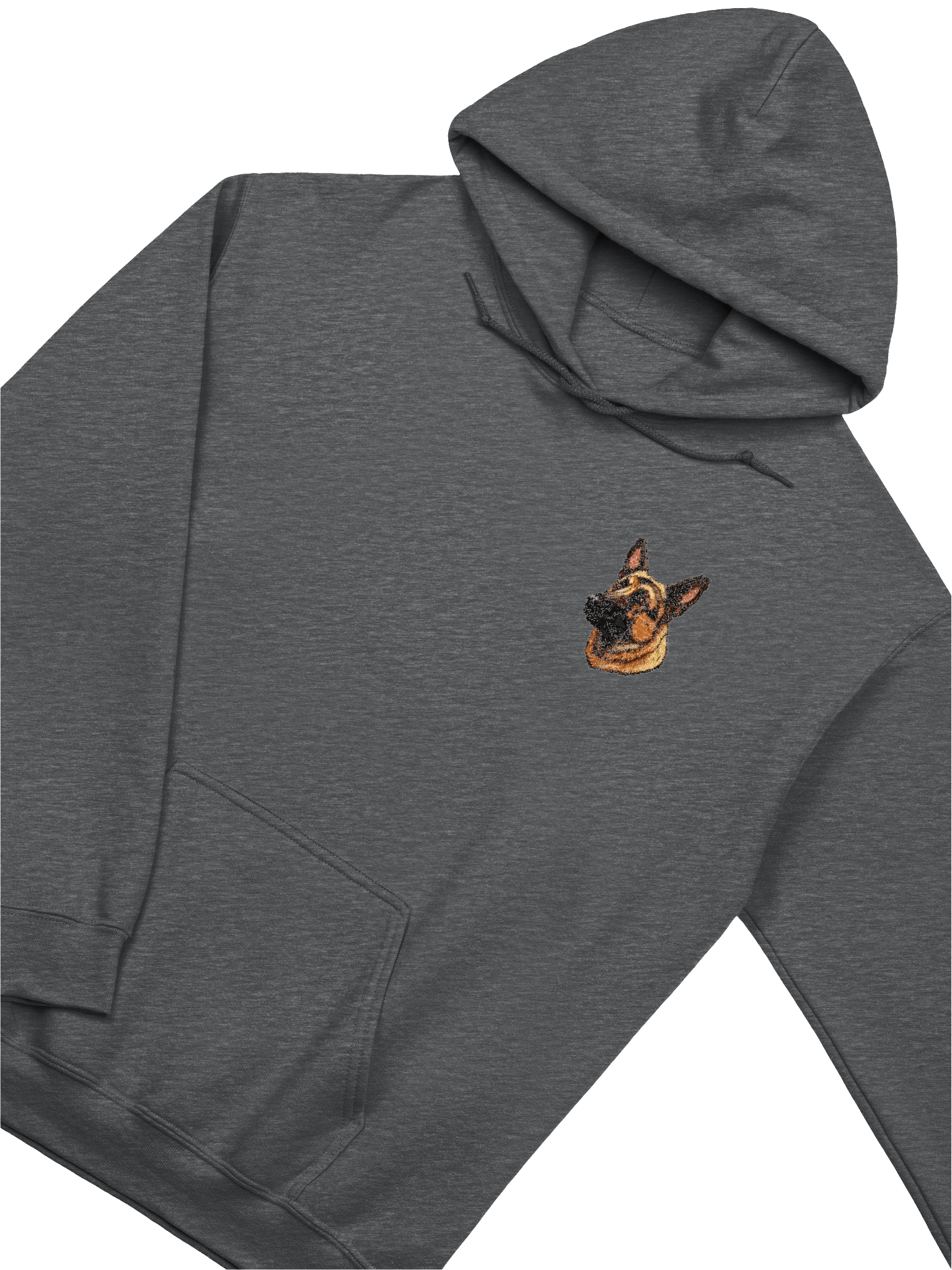 German Shepherd Face - Dog Mom, Dad Embroidery Hoodie product image (2)
