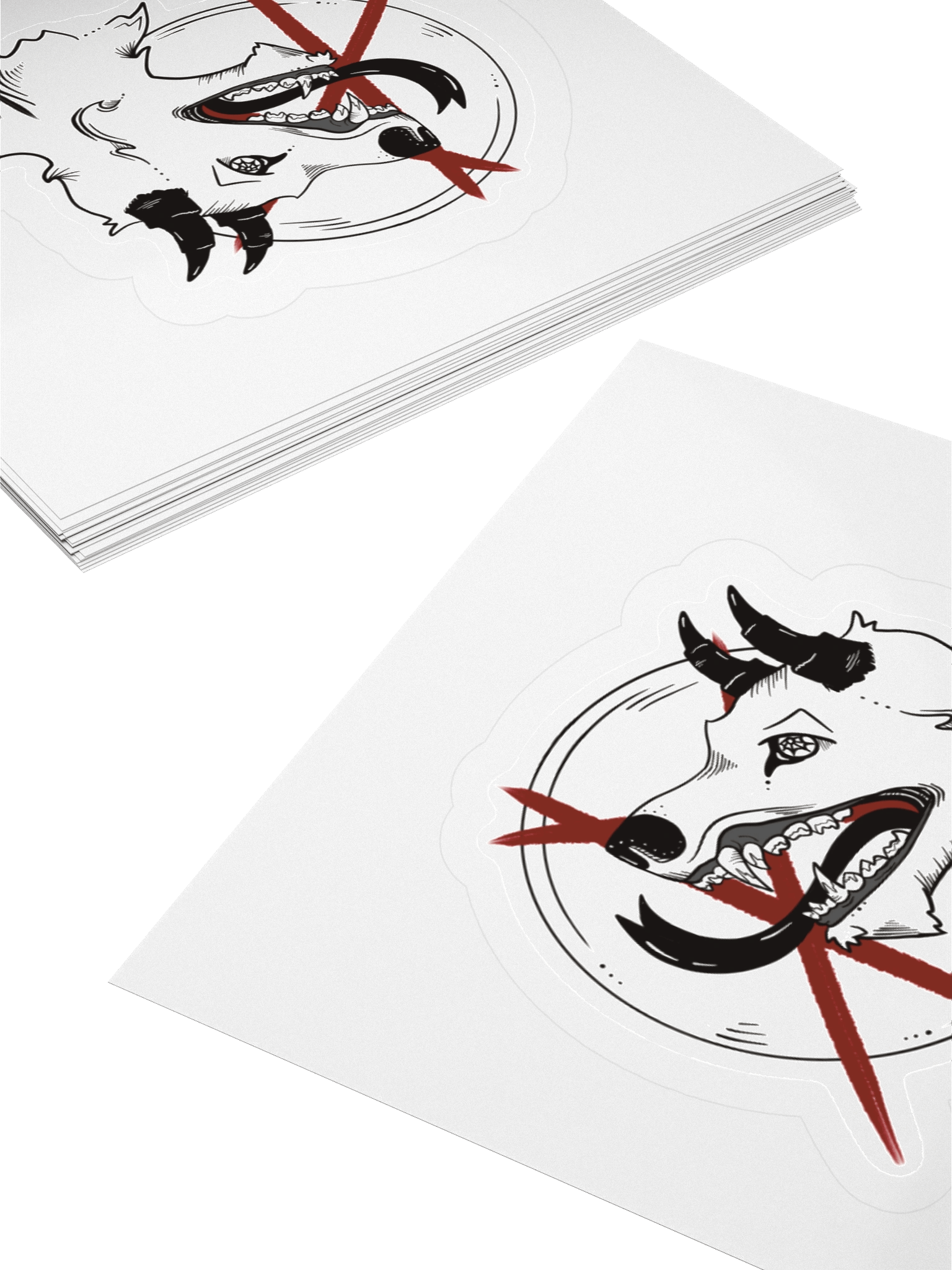 Hellhound MC Kiss Cut Sticker product image (8)
