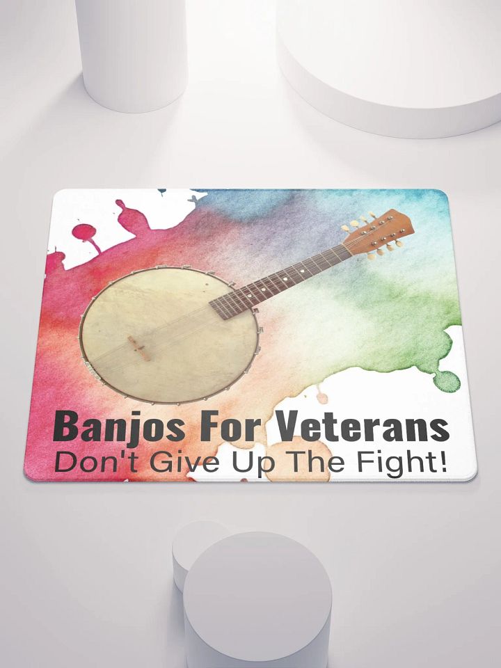 Banjos For Veterans (B4V) Artwork Gaming Mouse Pad product image (1)