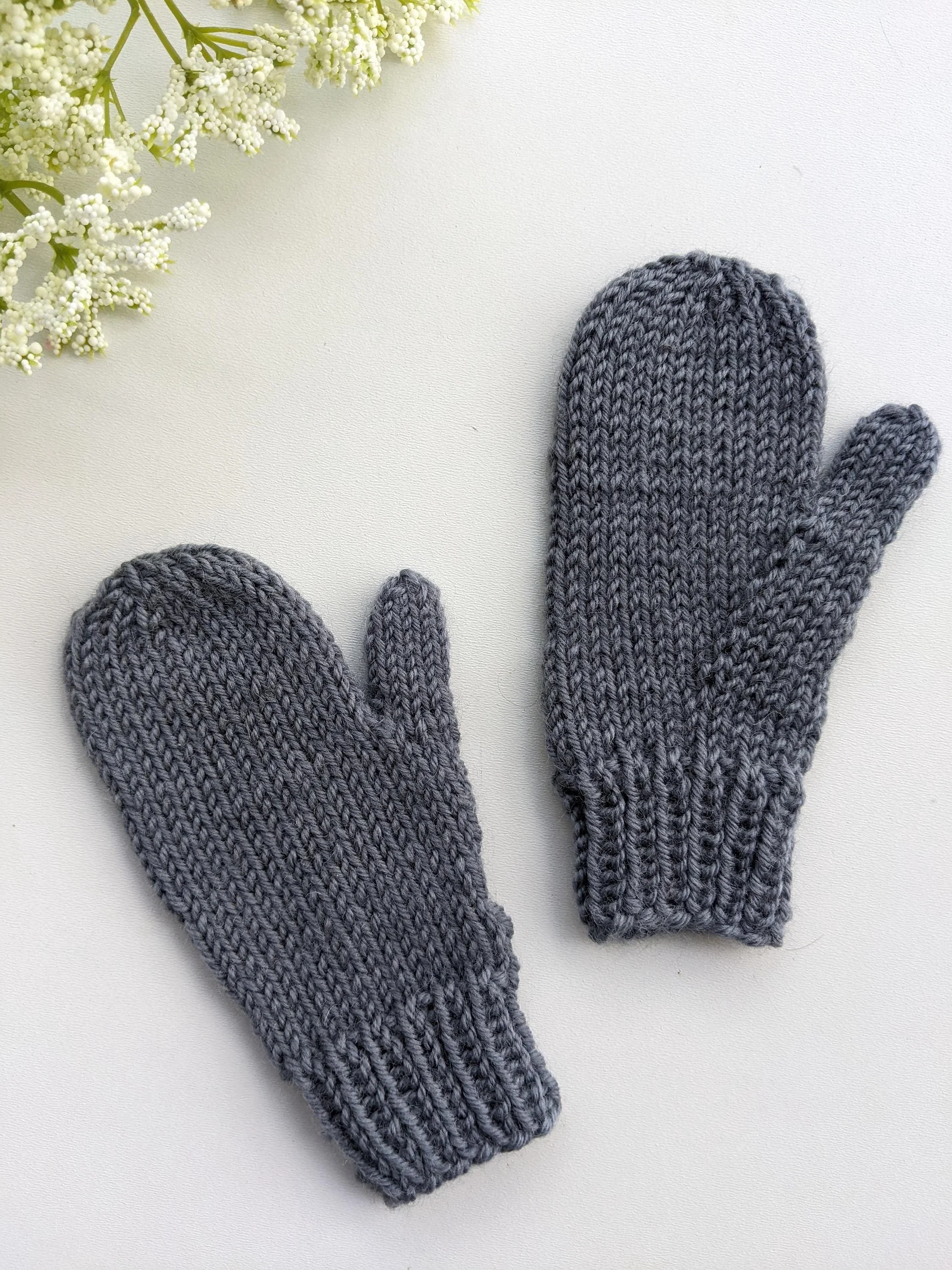Knit Toddler Winter Mittens Pattern product image (1)