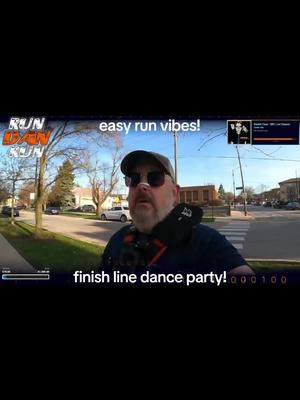 #finishlinedanceparty after a nice and easy run on a beautiful morning! you can watch on @Twitch ! #mostprolificrunnerontwitch 
